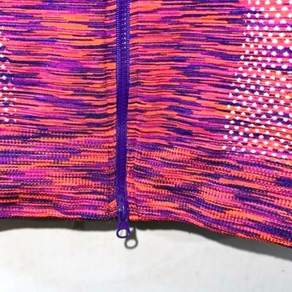 Soho Full-Zip Hooded Jacket Womens Size M Multicolor Stretch Knit - Picture 6 of 9